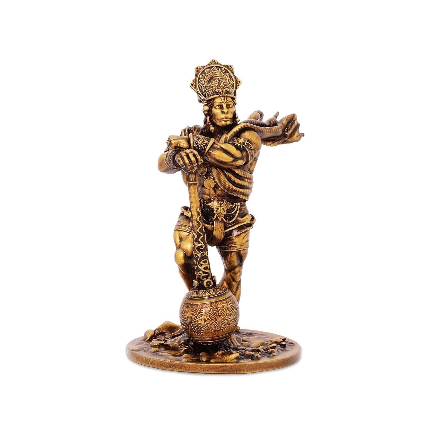 Bahubali Hanuman Idol Home Decor - Hanuman Murti Statue for Desk & Gift