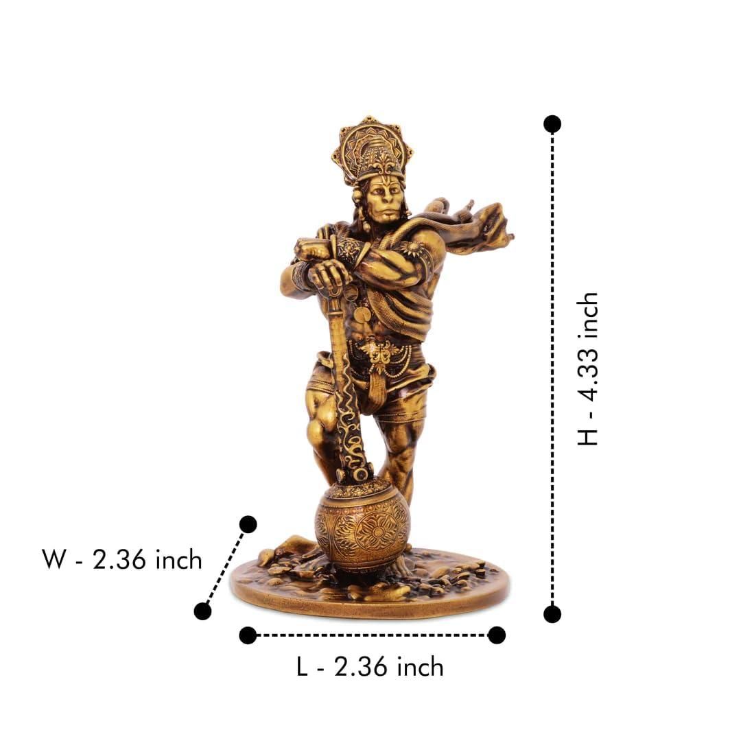 Bahubali Hanuman Idol Home Decor - Hanuman Murti Statue for Desk & Gift