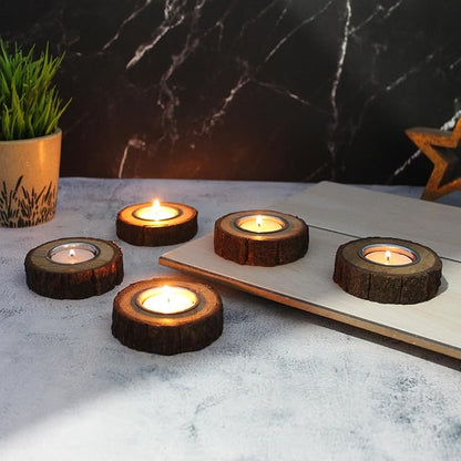 WOODEN TEA LIGHT