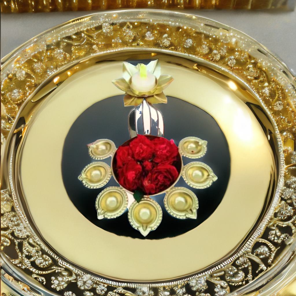 7 Diya - Lotus Diya Holder