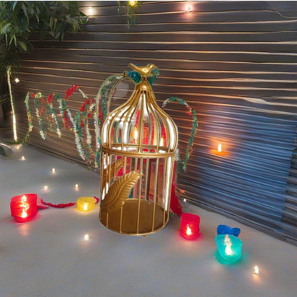 Birdcage Diya Holder