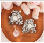 Wooden Block Tea Light- Elephant Shape