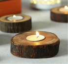 WOODEN TEA LIGHT