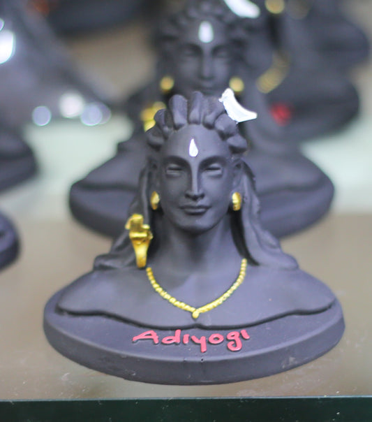 ADIYOGI SHIVA RED WRITTEN