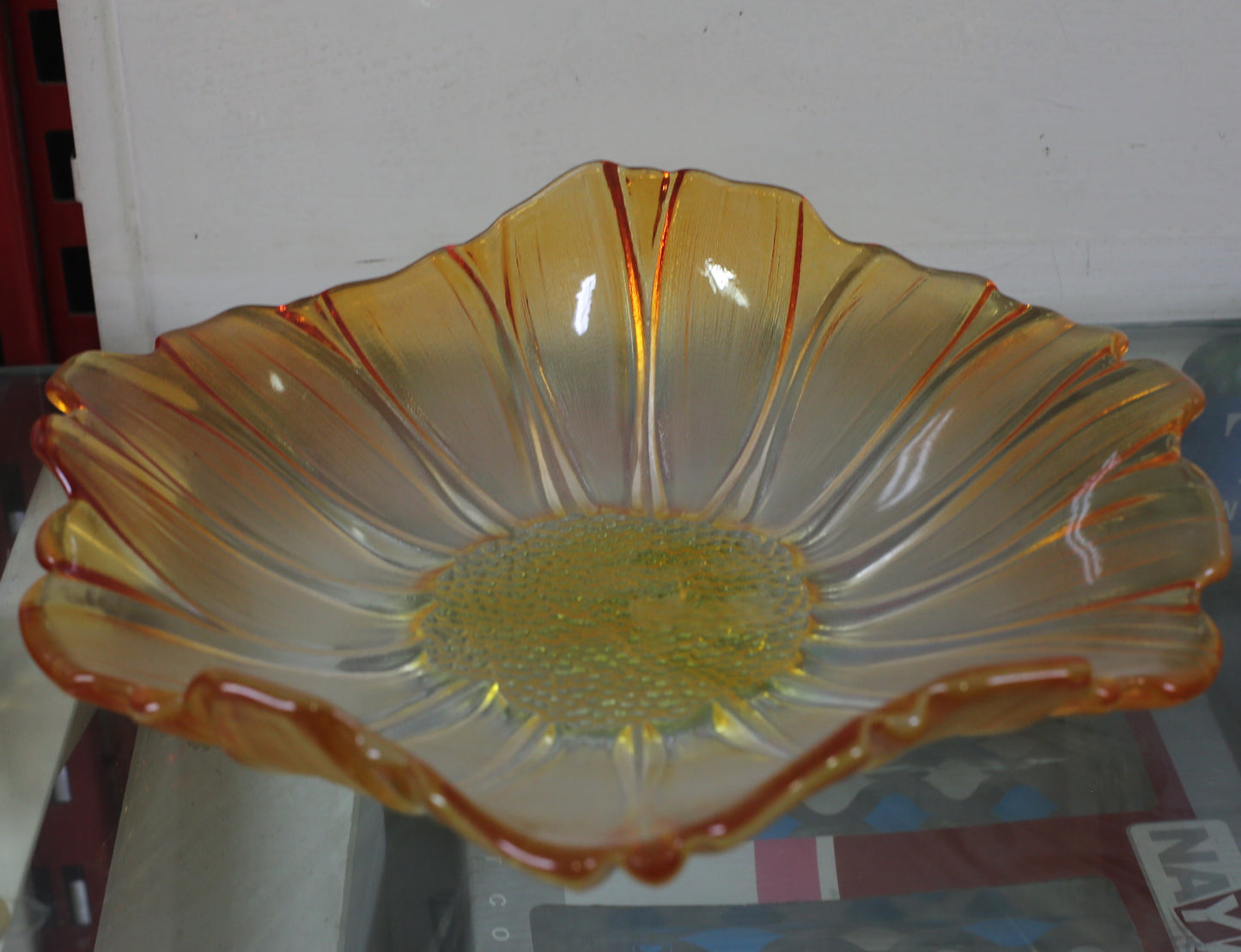 FLOWER GLASS BOWL