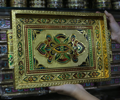 DESIGNER GOLD TRAY